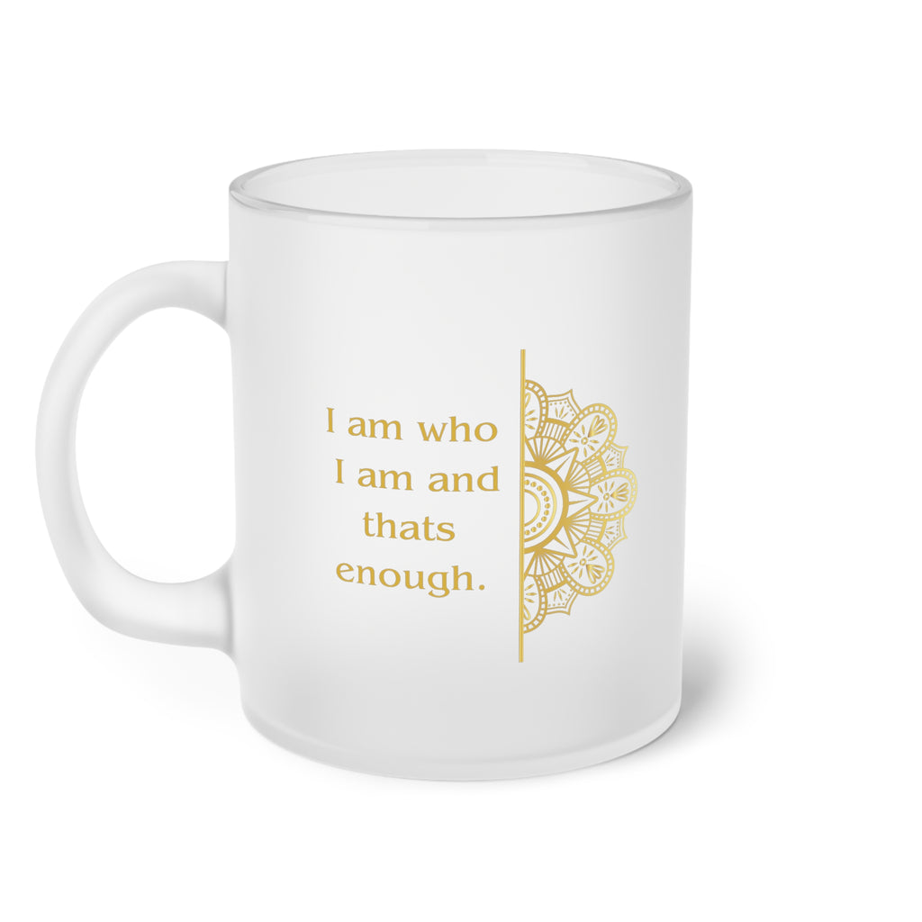 Mindful Mug with 'I am Who I am' Awareness Mantra