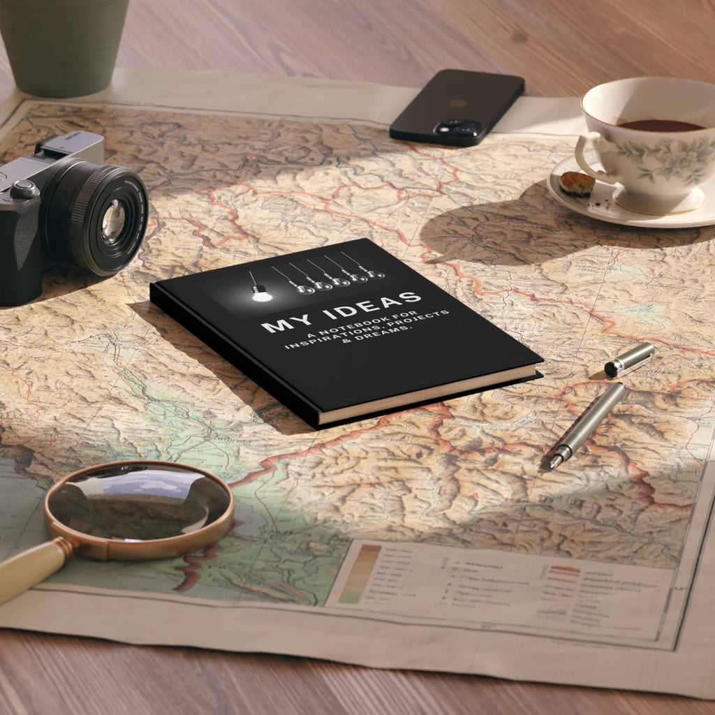 Inspirierendes Hardcover-Notizbuch für Ideen, Projektplanung, kreatives Schreiben, Traumtagebuch und Geschenke für Schriftsteller.