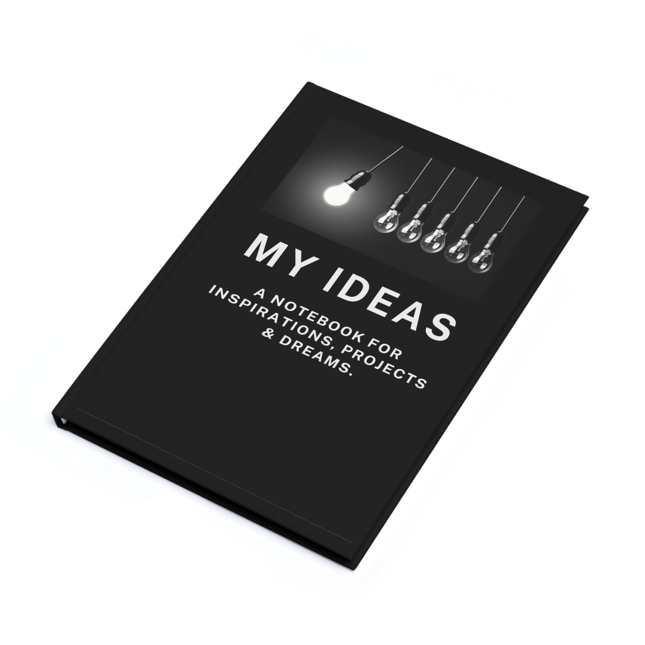 Inspirierendes Hardcover-Notizbuch für Ideen, Projektplanung, kreatives Schreiben, Traumtagebuch und Geschenke für Schriftsteller.