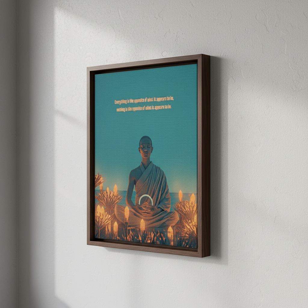 Kunst der Erinnerung - Gerahmte Leinwand 45x60 cm